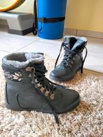 Gefütterte Winterschuhe von Catwalk in Größe 40 Schwarz Nordrhein-Westfalen - Warburg Vorschau