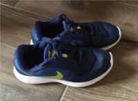 Sportschuhe Sneaker Nike 38,5 blau/Gelbgrün Baden-Württemberg - Bingen Vorschau