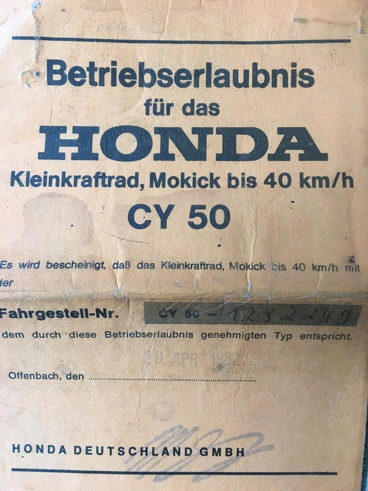 Honda CY 50 in Bielefeld