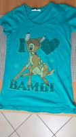 T-Shirt Shirt Disney Reh Bambi türkis neuwertig S Cartoons Comic Wuppertal - Vohwinkel Vorschau