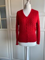 Strickjacke rot handgestrickt Gr. 40/42 Hessen - Oberursel (Taunus) Vorschau