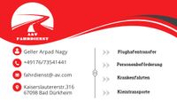 Flughafentransport,Personenbeförderung,Krankenfahrten Rheinland-Pfalz - Bad Dürkheim Vorschau