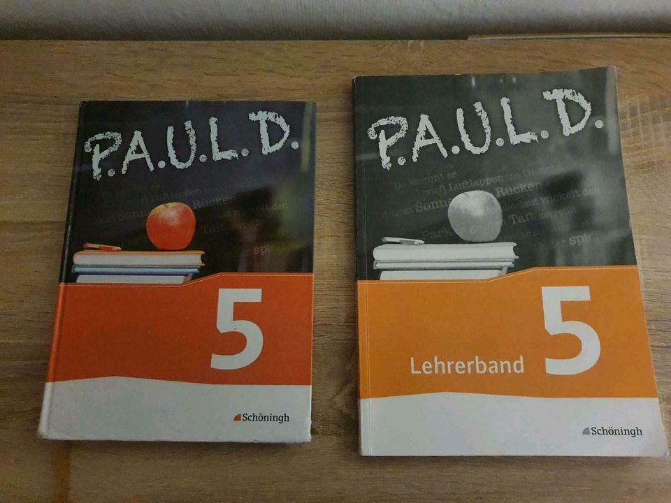 Schulbuch Deutsch "P.A.U.L.D. 5" mit Lösungsbuch 5. Klasse in Salzwedel