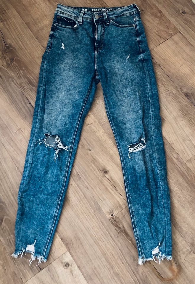 Ripped Jeans/Jeanshose Damen 38 in Gosheim