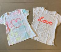 2 Mädchen T-Shirt Gr.110 ‼️Neon/Batik‼️ Niedersachsen - Westerstede Vorschau