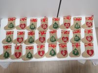 Adventskalender Jute Stoff 24 Nikolausstiefel füllen Zahlen 1-24 Nordrhein-Westfalen - Geldern Vorschau