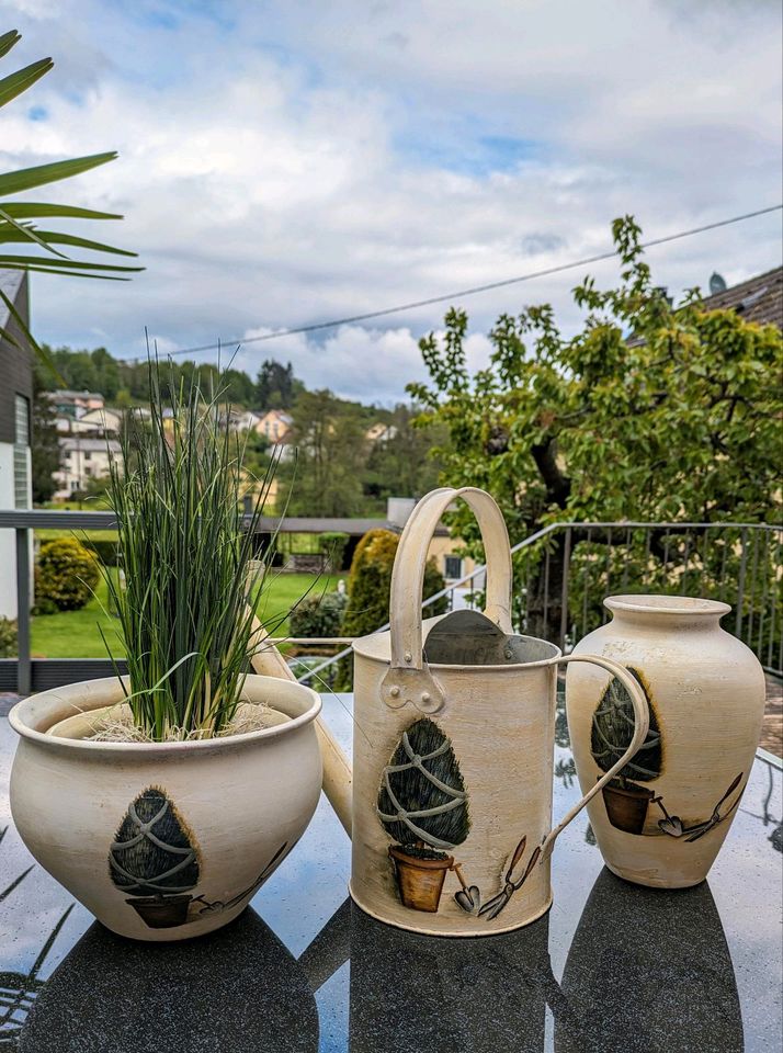 Deko Set  6 teilig für Garten Balkon oder Terrasse in Wadern