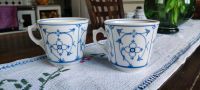 Kaffeetassen, Strohblumendekor, Petersilienmuster, indisch Blau Baden-Württemberg - Reutlingen Vorschau