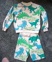 H&M Set Gr.140 Dinosaurier Pullover mit Shorts Niedersachsen - Wittingen Vorschau