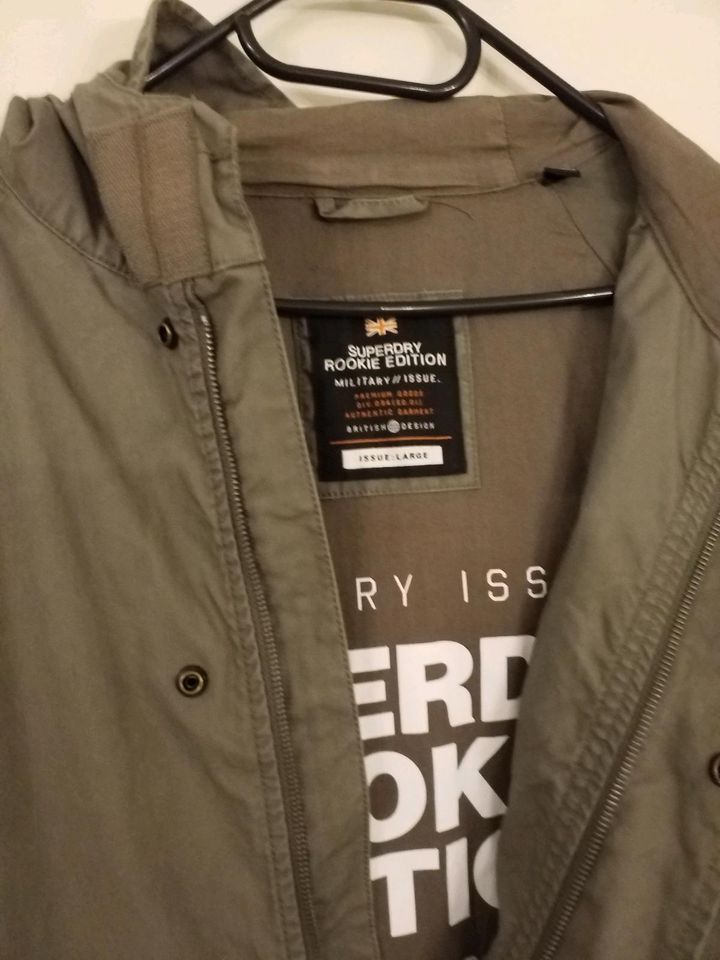 Super Dry Herrenparka in Hemsbach