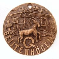 Medaille Plakette Bronze Kunstguss 9 cm Geijtenhögel Reliefbild Nordrhein-Westfalen - Marl Vorschau