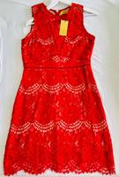 NEU Etuikleid 38 40 M rot Abendkleid kurz Damen Spitze Cocktail Bayern - Rain Niederbay Vorschau