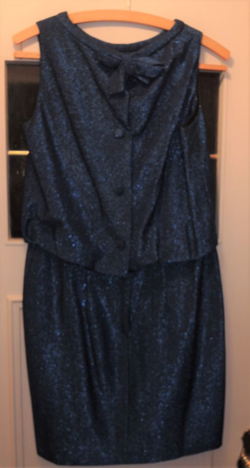 Tolles  Kleid in blau 70er Jahre Größe 38 in Hamburg