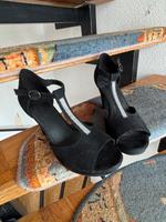 Damenschuhe in schwarz mit Strasssteinen Hessen - Biedenkopf Vorschau