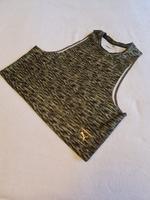 top sportshirt sporttop puma grün oliv gr. 38 / m cut out Hessen - Limburg Vorschau