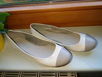 Ballerina weiß grau Lack Marco Tozzi 38 Brandenburg - Wustermark Vorschau