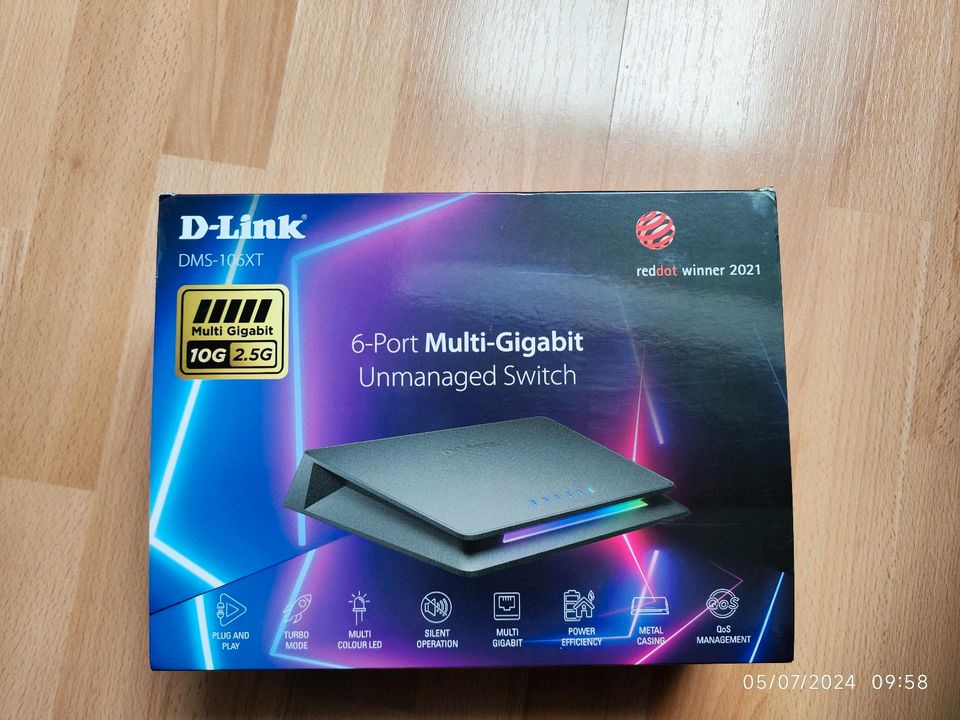 DMS-106xt Dlink 6-port Multi-Gigabit 10G, 2.5 Switch in Lehrte