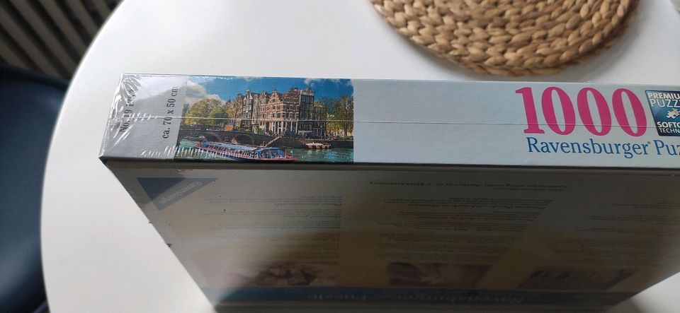 Puzzle Ravensburger 1000 Teile Grachtenfahrt in Amsterdam NEU in Berlin