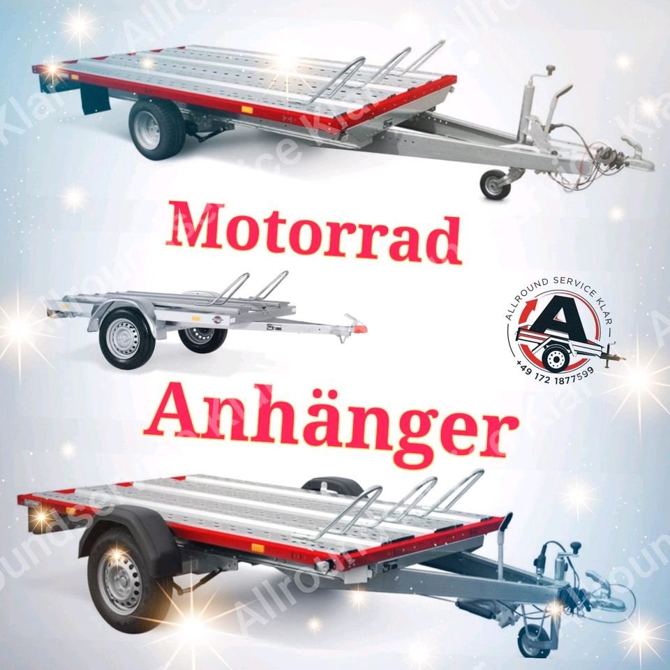 STEMA ❌ Motorradanhänger ❌ SAISONANGEBOT ⭐️ ab 942 €  ❌ in Friedland (Mark)