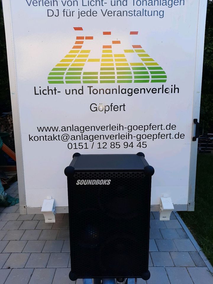 Mobiler Akkulautsprecher zu vermieten, Soundboks 3 in Gaimersheim