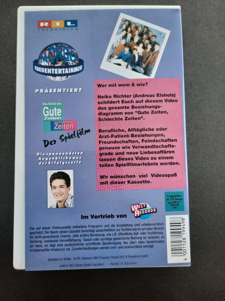 Das Beste aus Gute Zeiten Schlechte Zeiten Der Spielfilm VHS in Stuhr