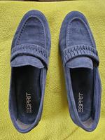Esprit Damen Leder Loafer Navy blau Gr. 38 Niedersachsen - Wennigsen Vorschau