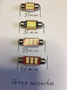 2x 42mm 4 SMD LED Soffitte Soffite Auto KFZ Innenraumbeleuchtung Innenraum  Lampe online kaufen