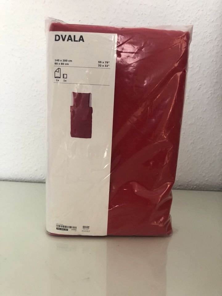 IKEA DVALA Bettwäsche-Set 2-teiler in Rot. 140 x 200 cm NEU & OVP in Bochum