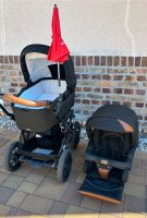 Emmaljunga Super Nitro Outdoor Kinderwagen Duo Schwarz Kombi TOP Leipzig - Connewitz Vorschau