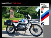 BMW R80 G/ S mit Paris Dakar 32l Tank und Einzelsitzbank Bayern - Lindau Vorschau