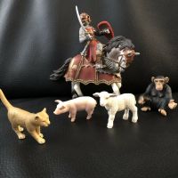 Schleich FIGUREN SET RITTER MIT PFERD KATZE SCHWEIN SCHAF AFFE Baden-Württemberg - Freiberg am Neckar Vorschau