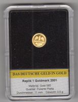 Deutschland 1 Goldmark 2001 585er Goldmünze Baden-Württemberg - Freiburg im Breisgau Vorschau