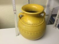 Gelbe WIPK? Vase mit Muster hand gedreht und gemalt Vintage Hessen - Neu-Anspach Vorschau