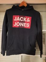 Jack & Jones Gr. 164 Kapuzenshirt dunkelblau Niedersachsen - Wittmund Vorschau