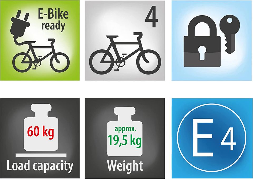 EUFAB 11556 Fahrradträger Amber 4 Auto Kupplungsträger e-Bike in Recklinghausen