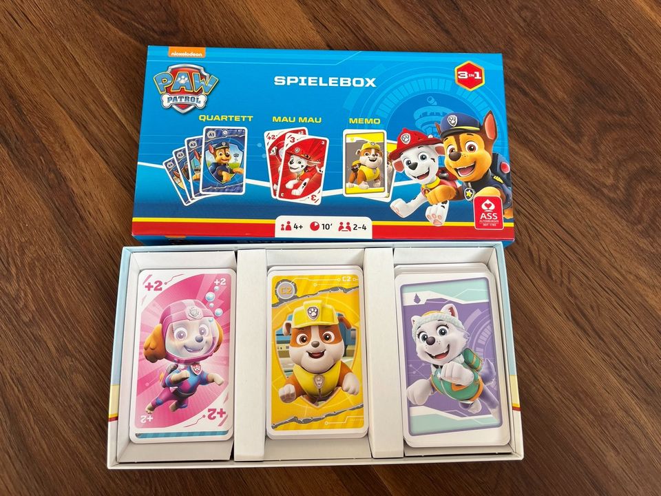 Paw patrol 3in1 Kartenspiel in Egelsbach