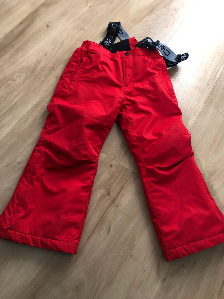 Skihose CMP Gr 116 feuerrot in Schwarzenbruck