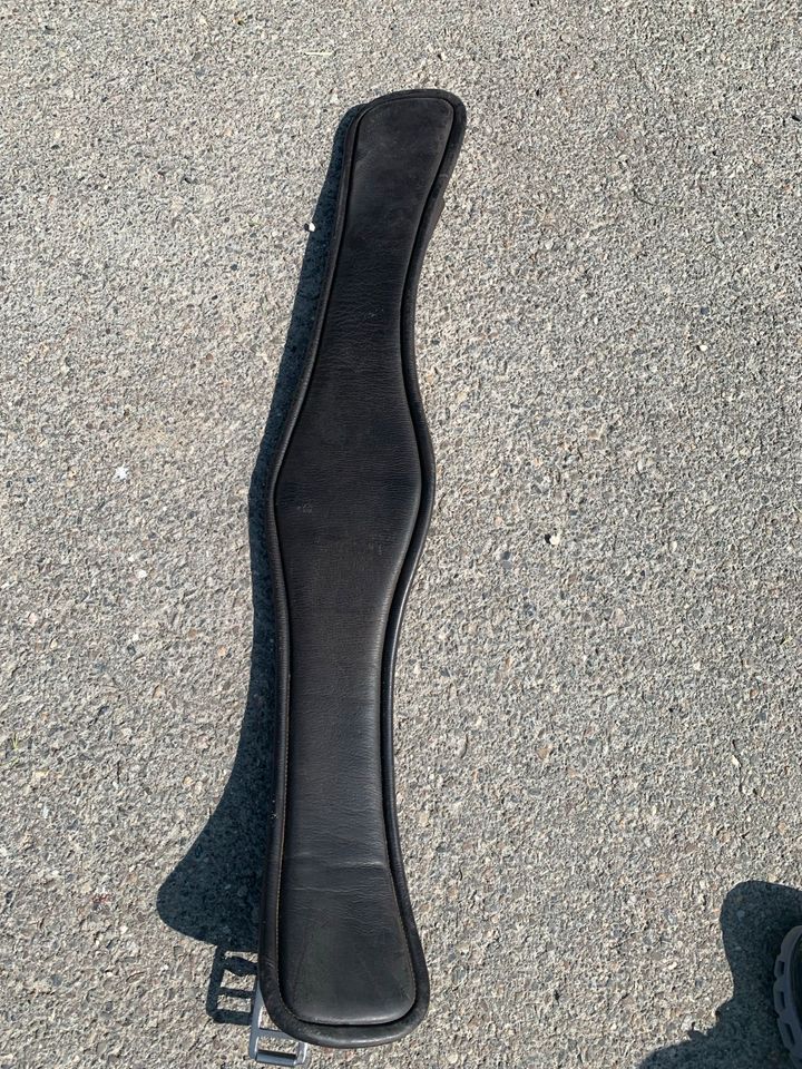 Barefoot Leder Kurzgurt braun 75 cm Sattelgurt -System in Immendingen