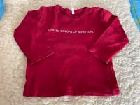 Benetton Langarmshirt Gr. 80/86 rot Hessen - Schwalmstadt Vorschau