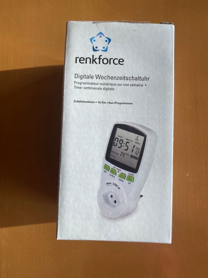 Renkforce Digitale Wochenzeitschaltuhr in Ochtrup