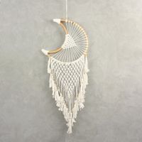 Mond Makramee Etnik Boho Wandbehang Traumfänger 45 cm Bochum - Bochum-Wattenscheid Vorschau