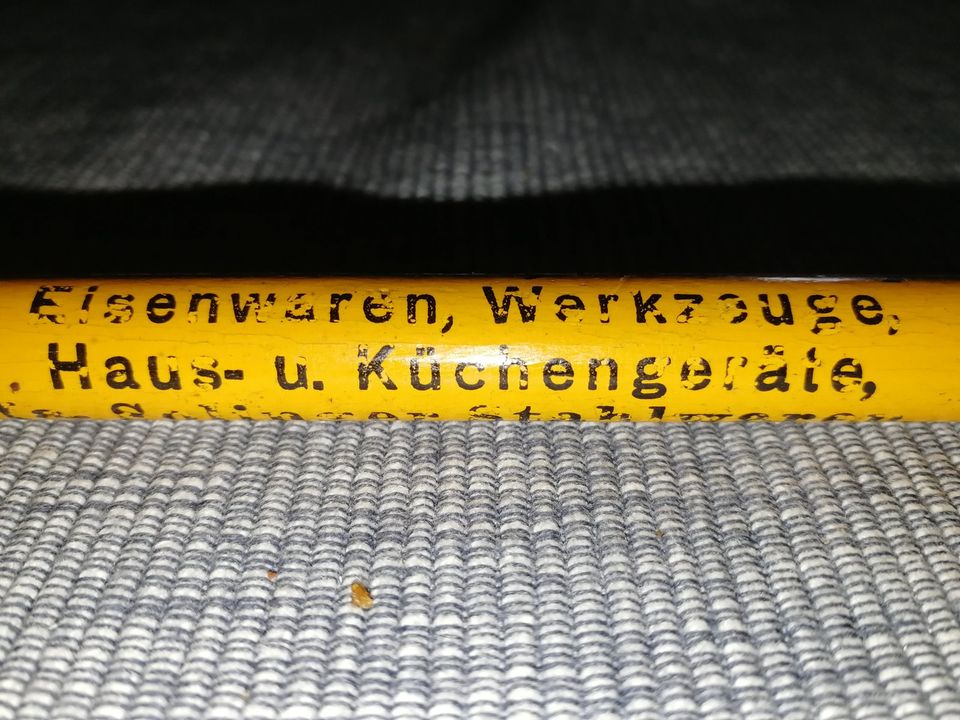 alter Bleistift mit Werbeaufdruck (Dachbodenfund) in Chemnitz