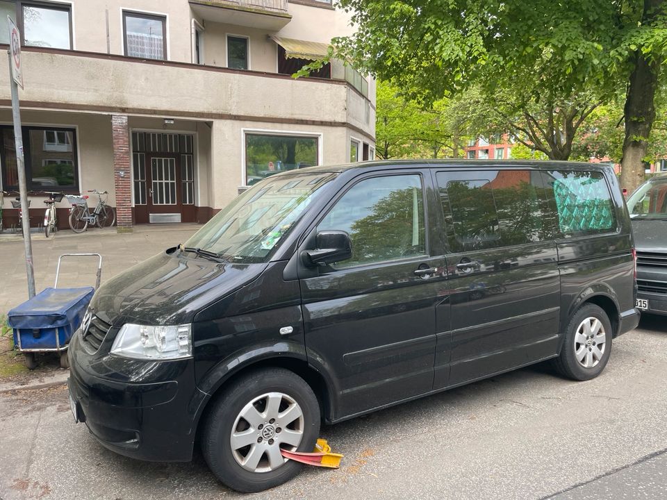 VW T5 Multivan Bj 2003 Camper neu Motor bei 75Tkm in Hamburg