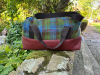 Reisetasche Recycling Sofaleder +Harris Tweed Weekender NEU Niedersachsen - Wolfsburg Vorschau