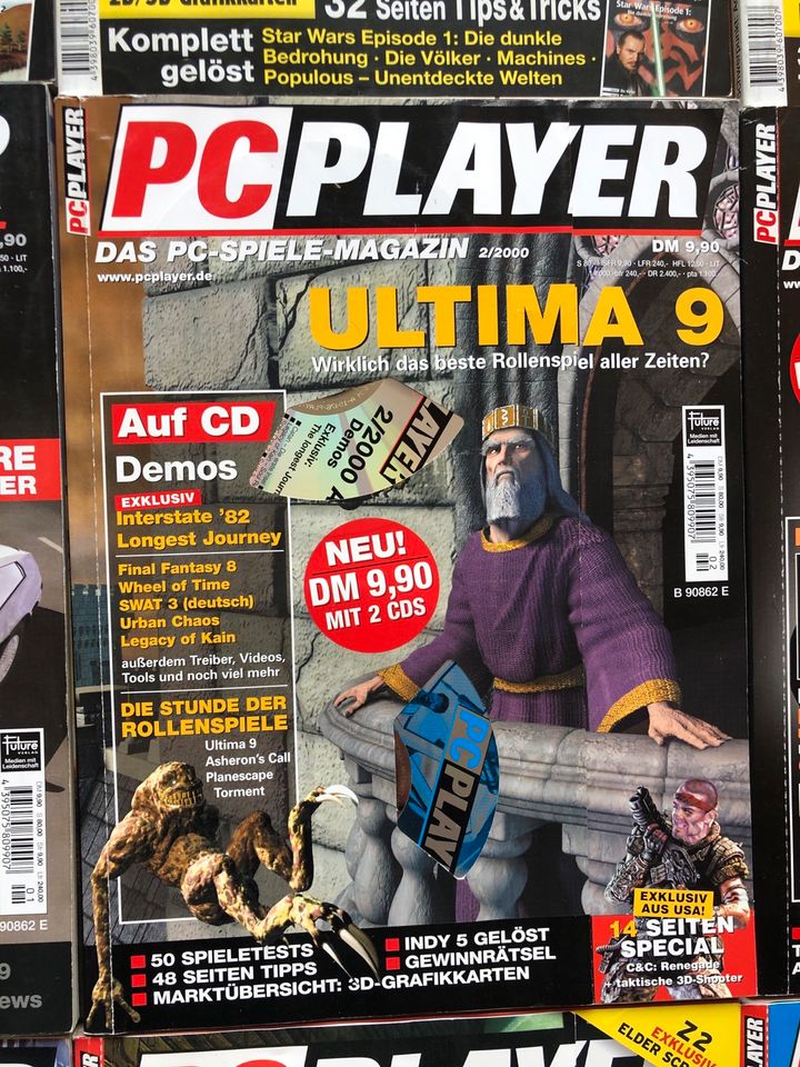 31 PC Player Zeitschriften Sammlung 1/99 bis 6/01 PCPlayer in Bergkamen