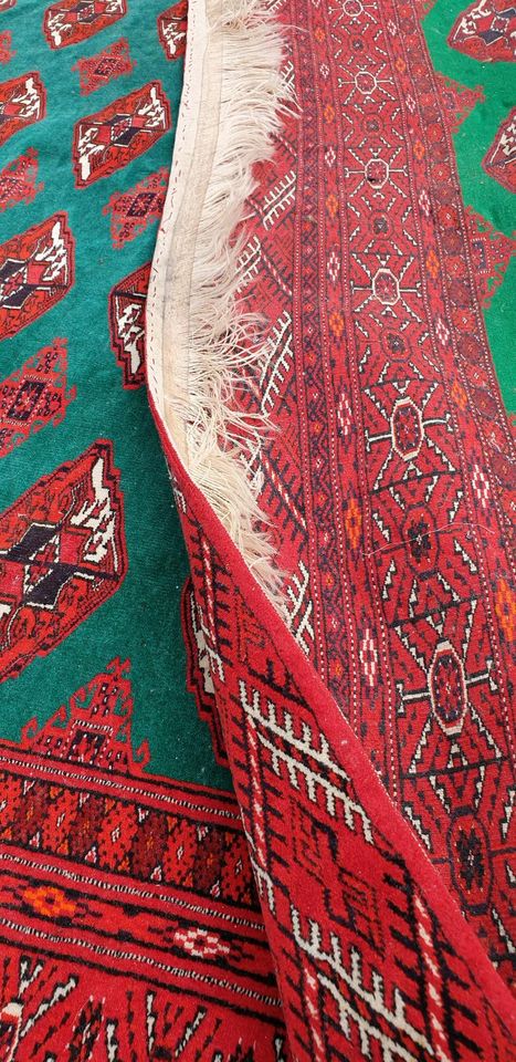 ORIENTTEPPICH / Turkmen-Afghan Handgeknüpfter Teppich. 284×220 in Norderstedt
