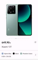 Smartphone Xiaomi 13T 256/8 GB *NEU* Baden-Württemberg - Geislingen an der Steige Vorschau