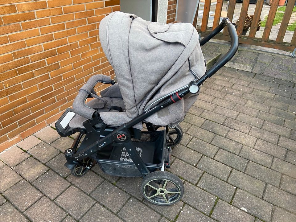 Hartan Racer gt bellybutton Edition grau Kinderwagen in Weiterstadt