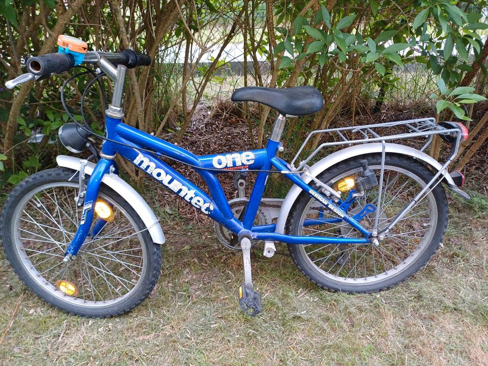 Kinderfahrrad, blau, 20 Zoll in Michendorf