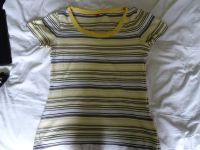 T-Shirt Damen Gr.42 gelb-grau-weiß-schwarz-streifen S.oliver Nordrhein-Westfalen - Erftstadt Vorschau